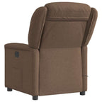 Massagestoel Stof Bruin