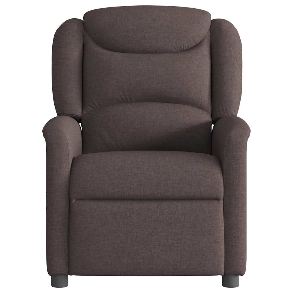 Massagestoel Stof Donkerbruin