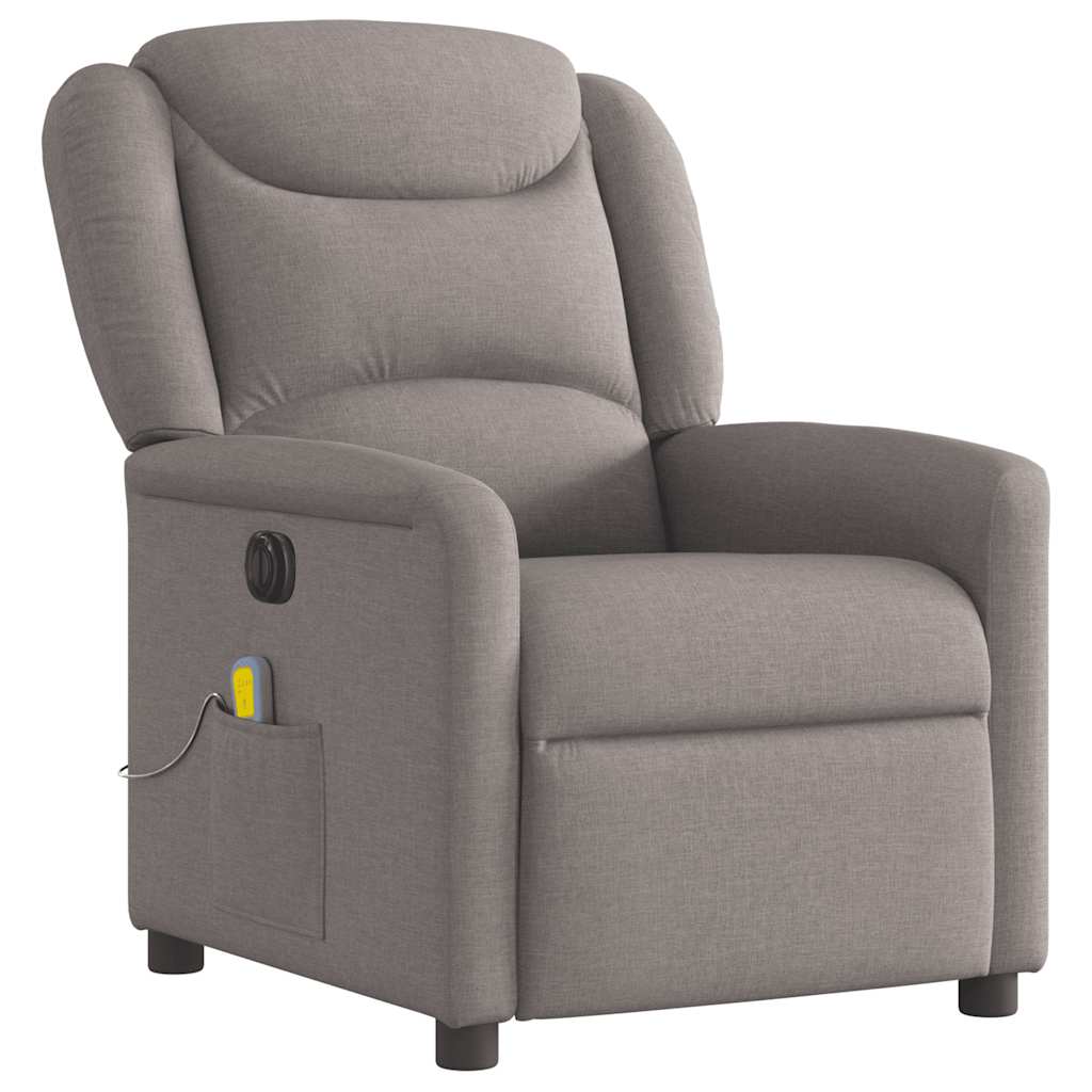 Massagestoel Stof Taupe