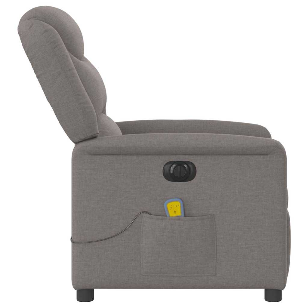 Massagestoel Stof Taupe