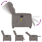 Massagestoel Stof Taupe