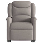 Sta-Op-Massagestoel Stof Taupe