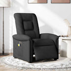 Massagestoel Stof Zwart