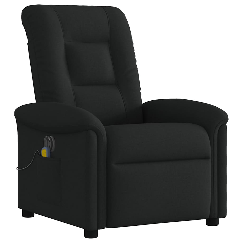 Massagestoel Stof Zwart