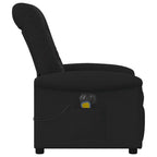 Massagestoel Stof Zwart