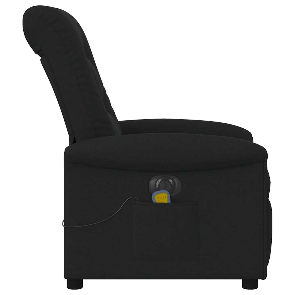 Massagestoel Stof Zwart
