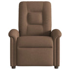 Massagestoel Stof Bruin
