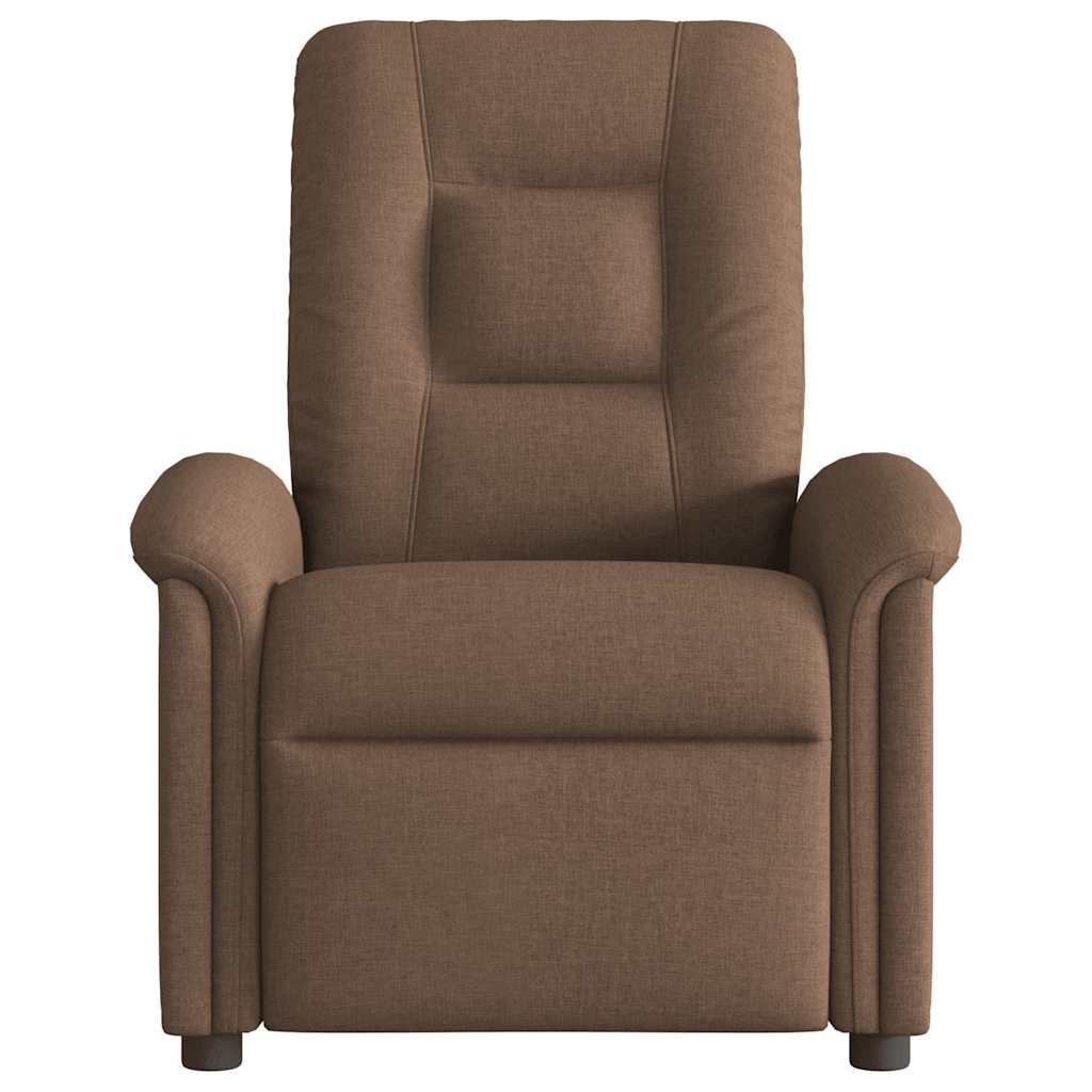 Massagestoel Stof Bruin