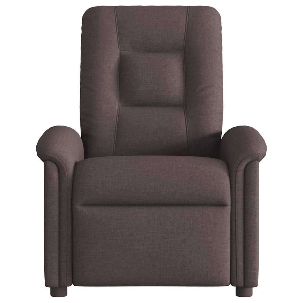 Massagestoel Stof Donkerbruin
