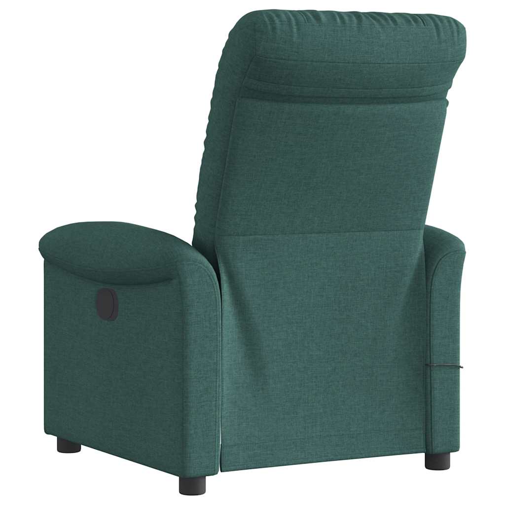 Massagestoel Stof Donkergroen