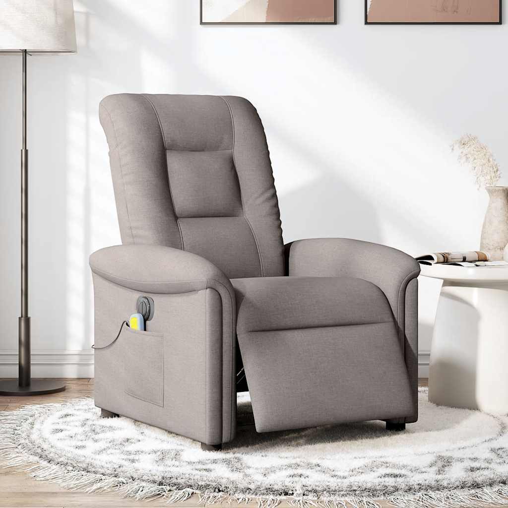 Massagestoel Stof Taupe
