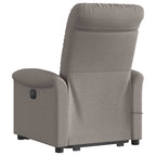 Sta-Op-Massagestoel Verstelbaar Stof Taupe