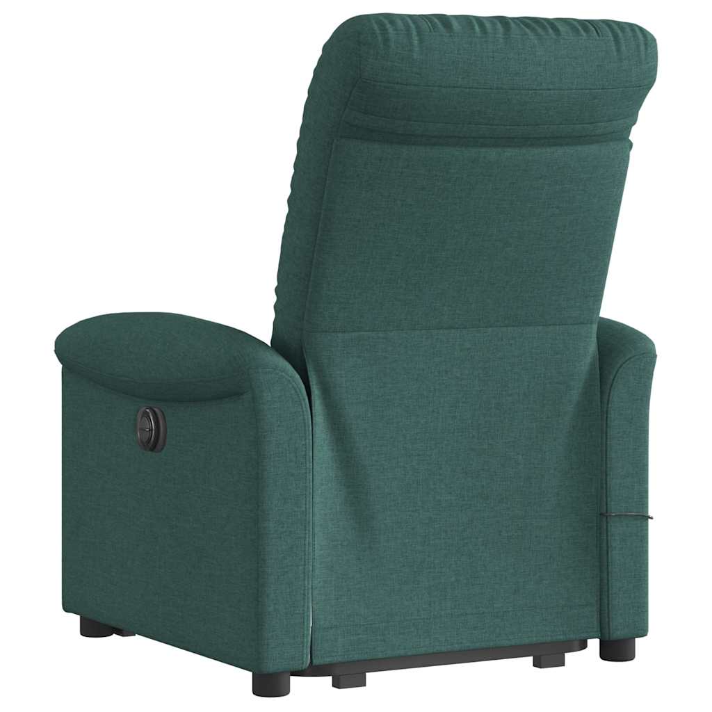 Sta-Op-Massagestoel Stof Donkergroen