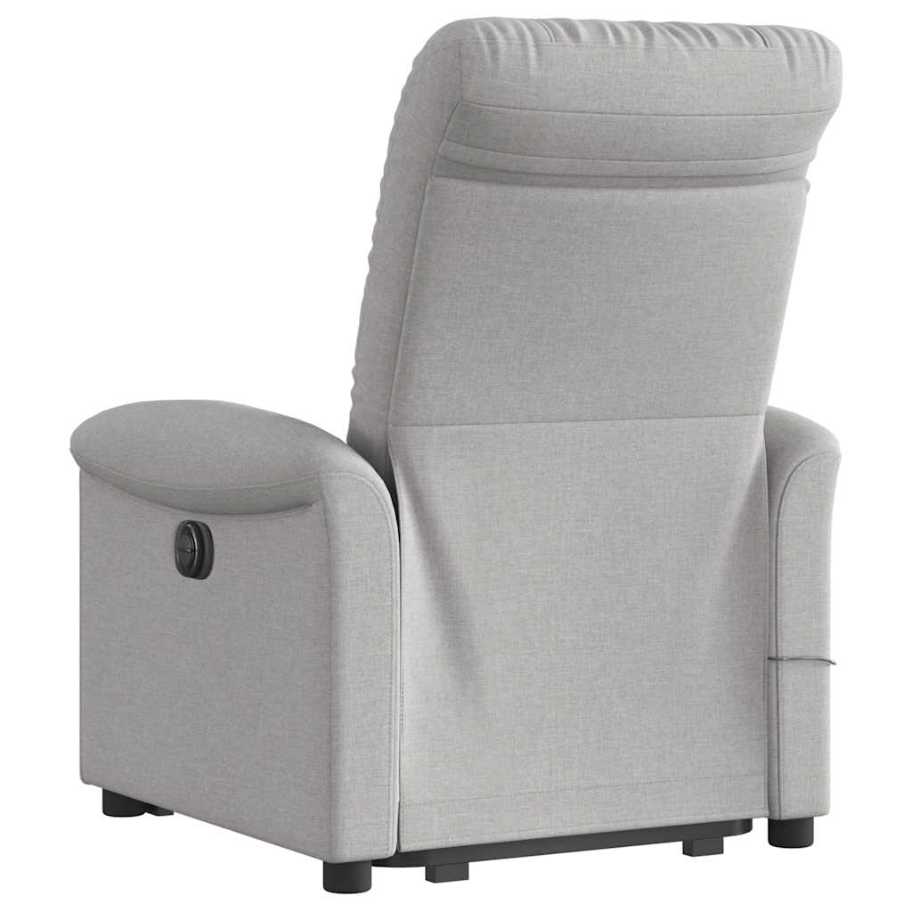 Sta-Op-Massagestoel Stof Wolk Grijs Wolkengrijs