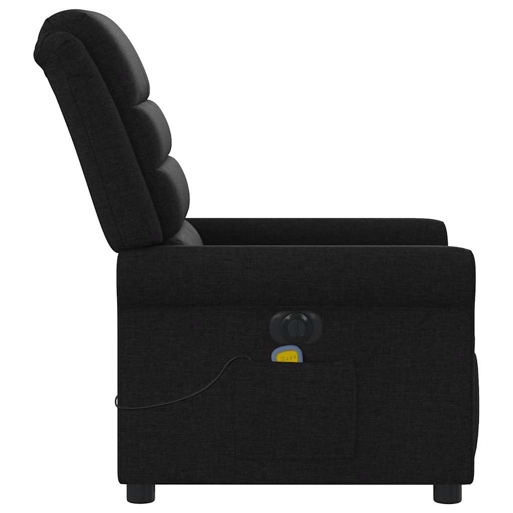 Massagestoel Stof Zwart