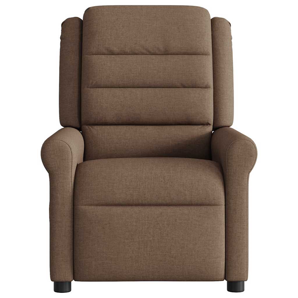 Massagestoel Stof Bruin