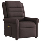 Massagestoel Stof Donkerbruin