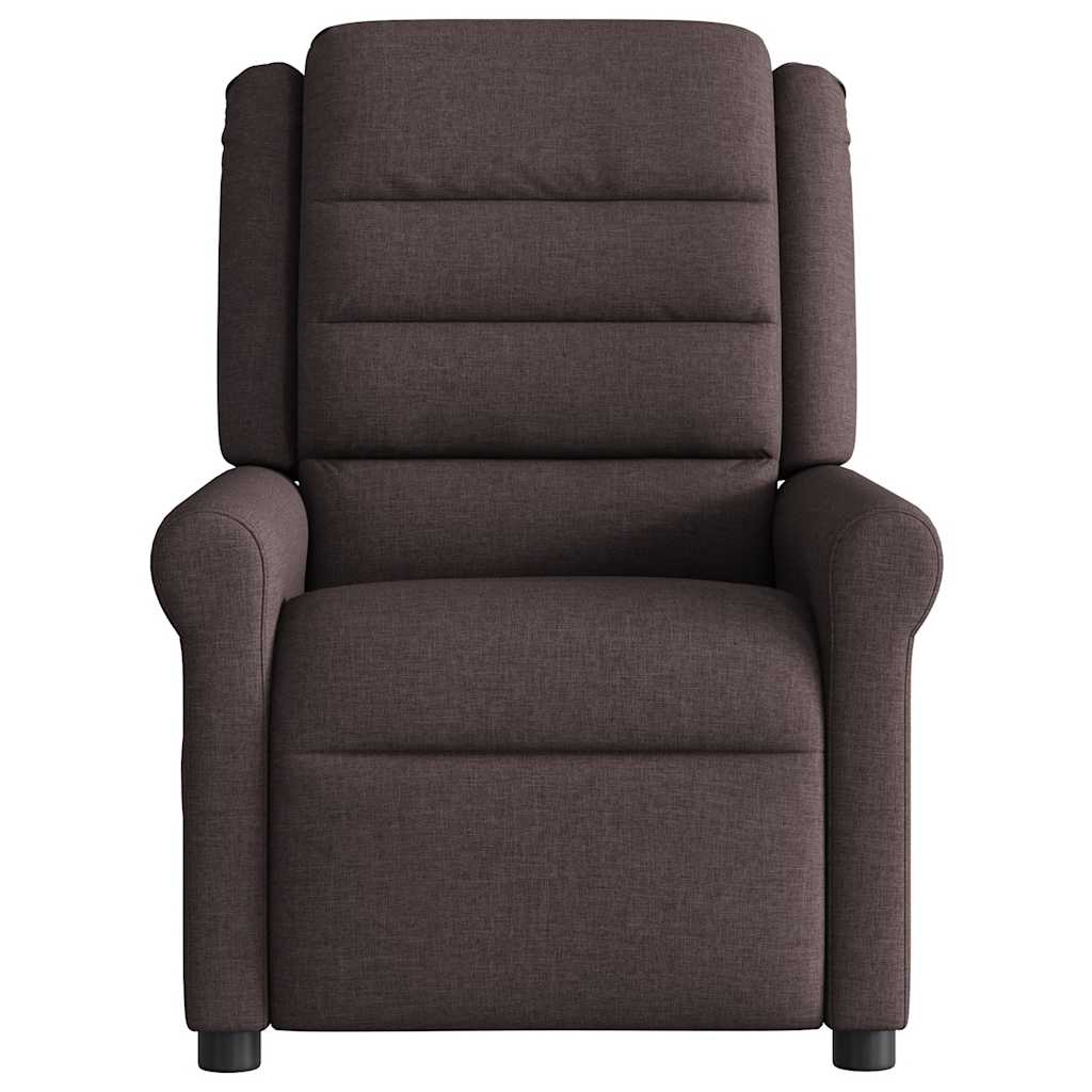 Massagestoel Stof Donkerbruin