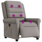 Massagestoel Stof Taupe