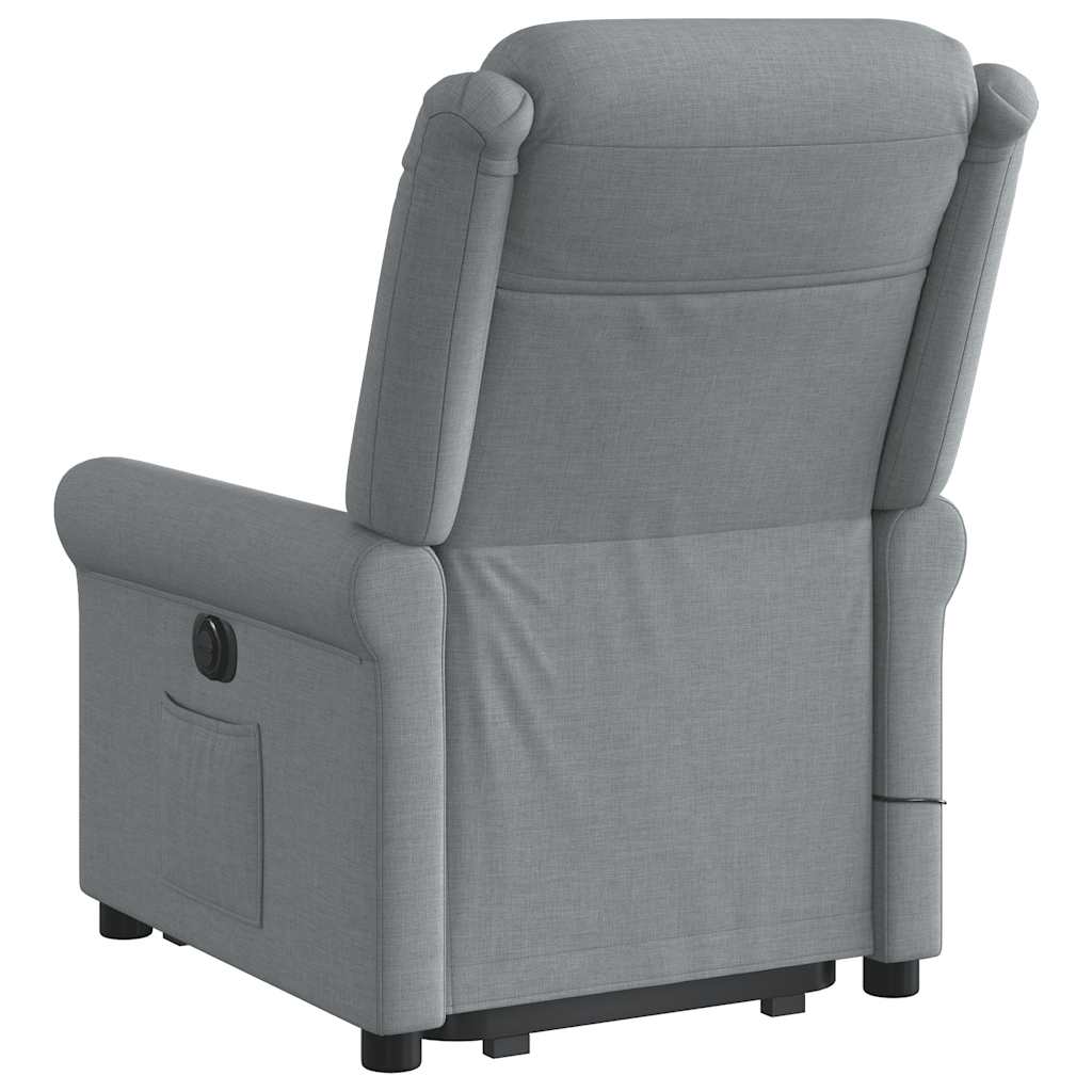 Sta-Op-Massagestoel Stof Lichtgrijs