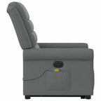 Sta-Op-Massagestoel Stof Donkergrijs