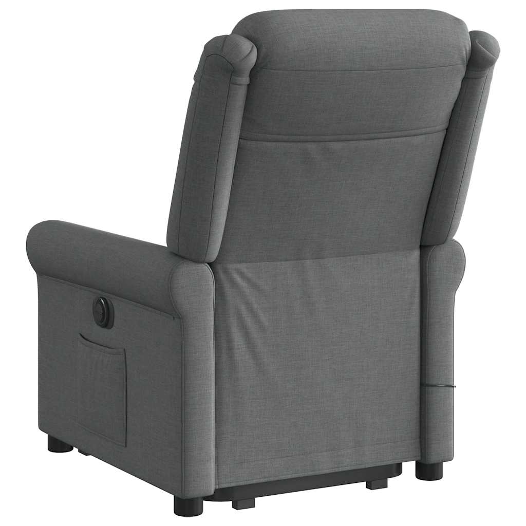 Sta-Op-Massagestoel Stof Donkergrijs
