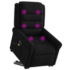 Sta-Op-Massagestoel Stof Zwart
