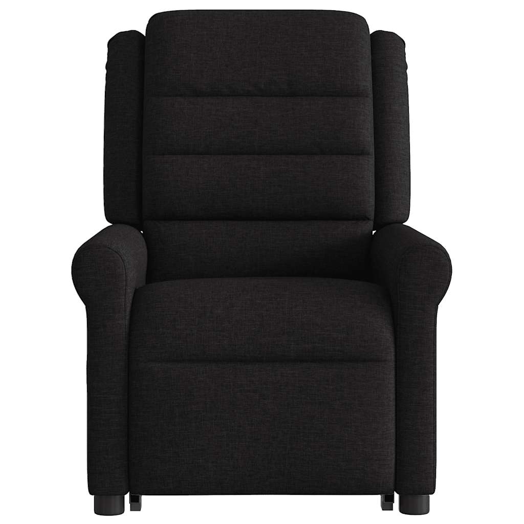 Sta-Op-Massagestoel Stof Zwart