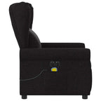 Massagestoel Stof Zwart