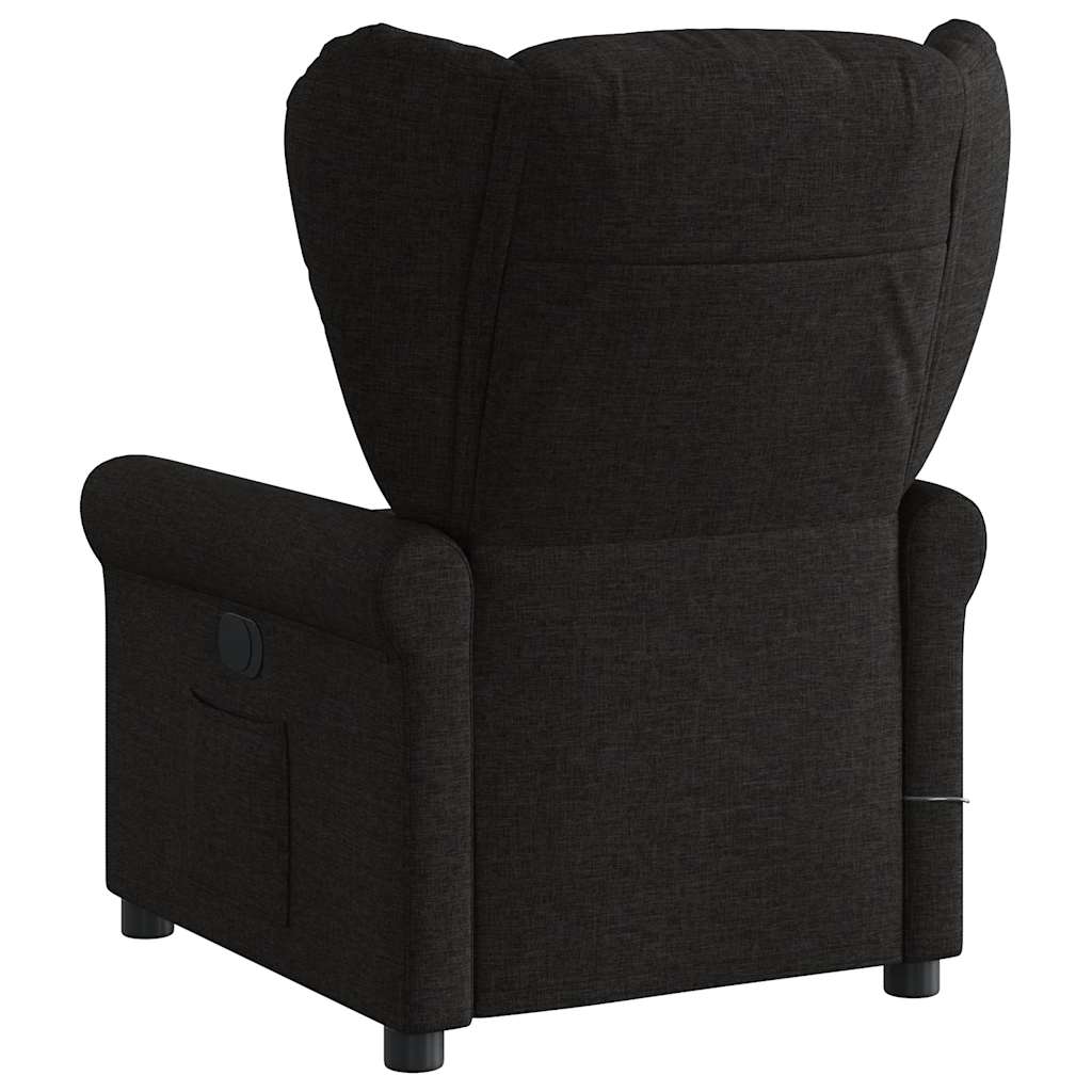 Massagestoel Stof Zwart