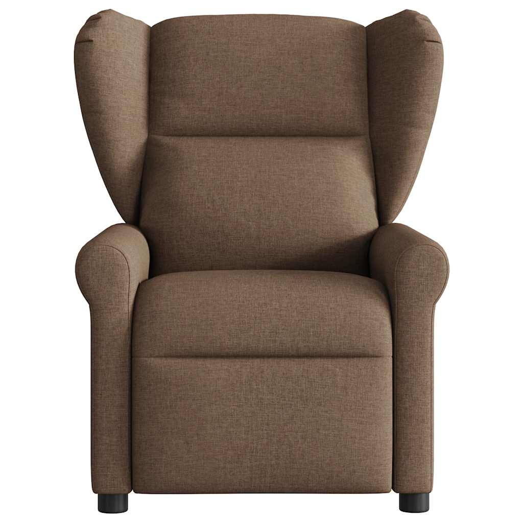 Massagestoel Stof Bruin