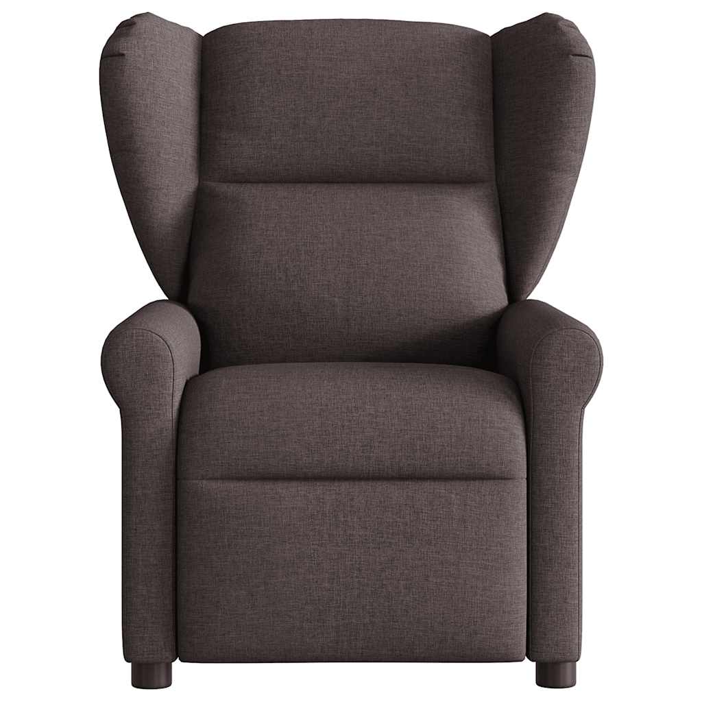 Massagestoel Stof Donkerbruin