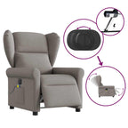 Massagestoel Stof Taupe