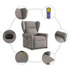 Massagestoel Stof Taupe
