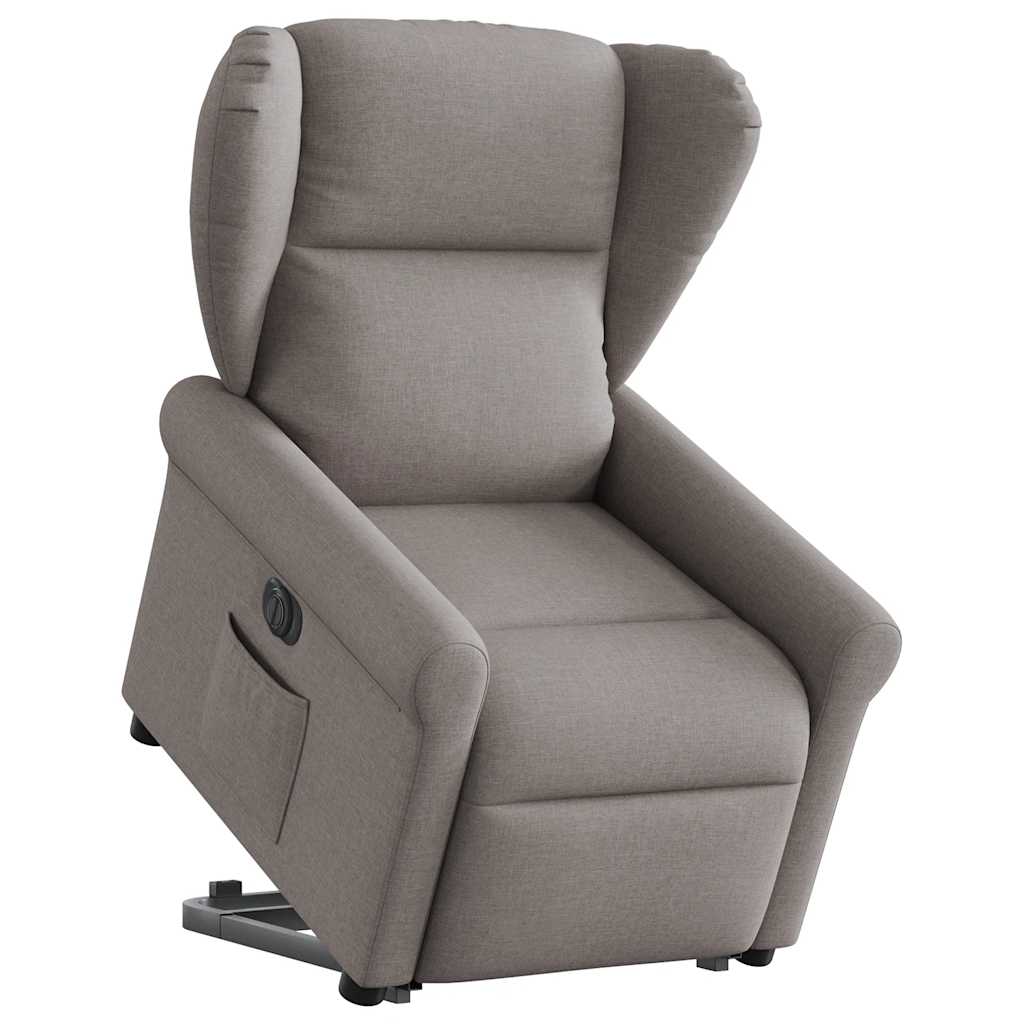Sta-Op-Massagestoel Stof Taupe