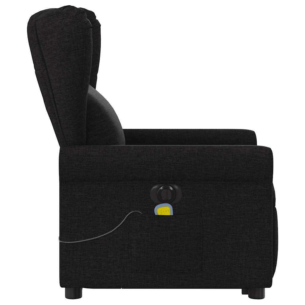 Sta-Op-Massagestoel Stof Zwart