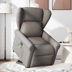 Sta-Op-Massagestoel Stof Taupe