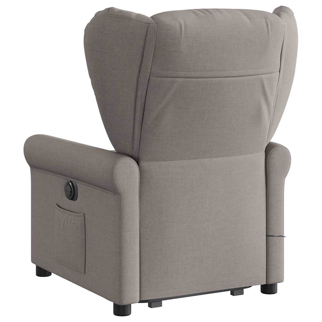 Sta-Op-Massagestoel Stof Taupe