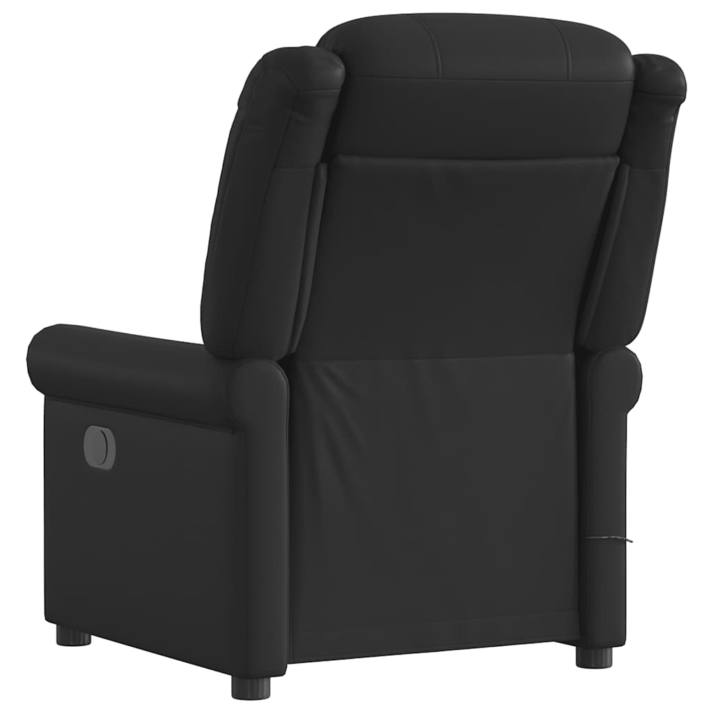 Massagestoel Kunstleer Glanzend Zwart