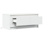 Salontafel Met Led-Verlichting Bewerkt Hout