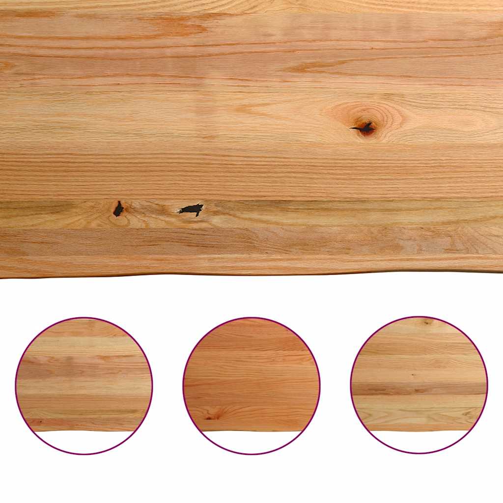 Eettafel Rechthoekig 180X100X74 Cm Massief Eikenhout Lichtbruin