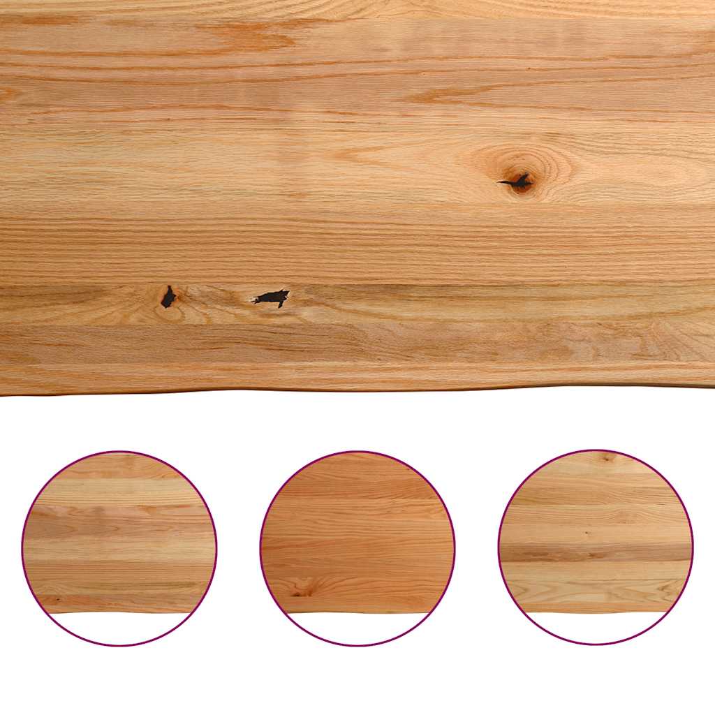 Eettafel Rechthoekig 180X100X74 Cm Massief Eikenhout Lichtbruin