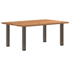 Eettafel Rechthoekig 180X120X74 Cm Massief Eikenhout Lichtbruin Naturel