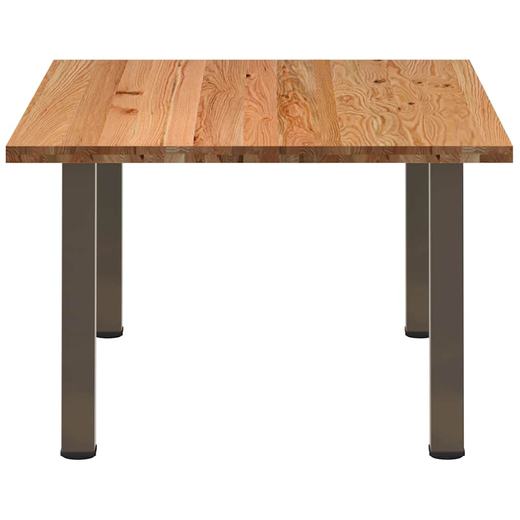 Eettafel Rechthoekig 180X120X74 Cm Massief Eikenhout Lichtbruin Naturel