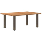 Eettafel Rechthoekig 180X120X74 Cm Massief Eikenhout Lichtbruin Naturel
