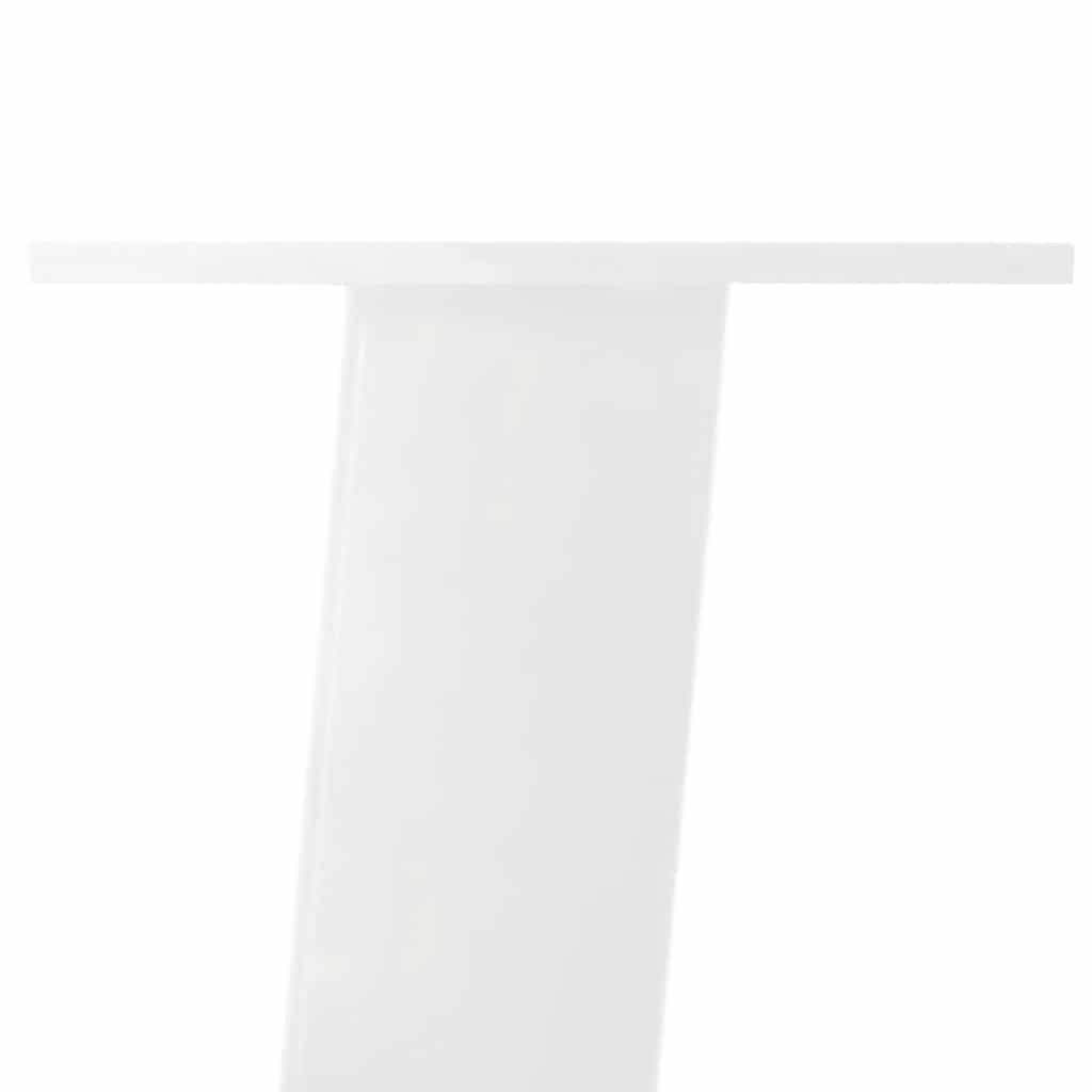 Eettafel Rechthoekig 180X120X74 Cm Massief Eikenhout Lichtbruin Wit