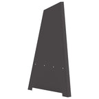 Vuurkorf Zwart 50 X 50 X 95 Cm Koudgewalst Staal