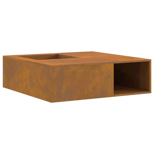 Vuurkorf Bruin 100 X 100 X 30 Cm Cortenstaal