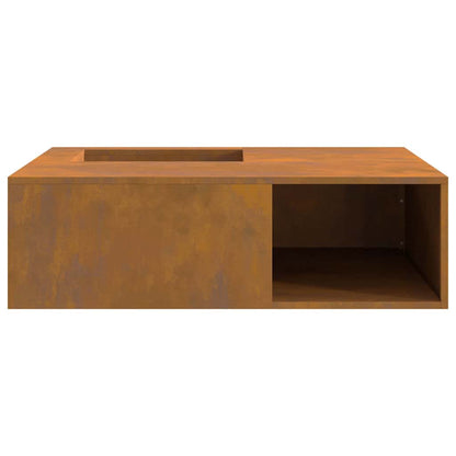 Vuurkorf Bruin 100 X 100 X 30 Cm Cortenstaal