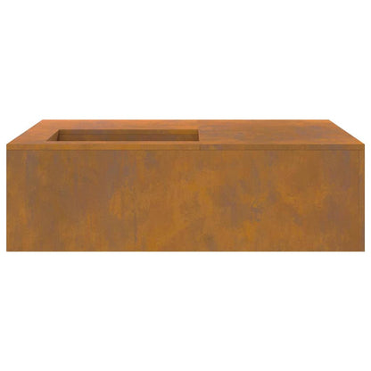Vuurkorf Bruin 100 X 100 X 30 Cm Cortenstaal